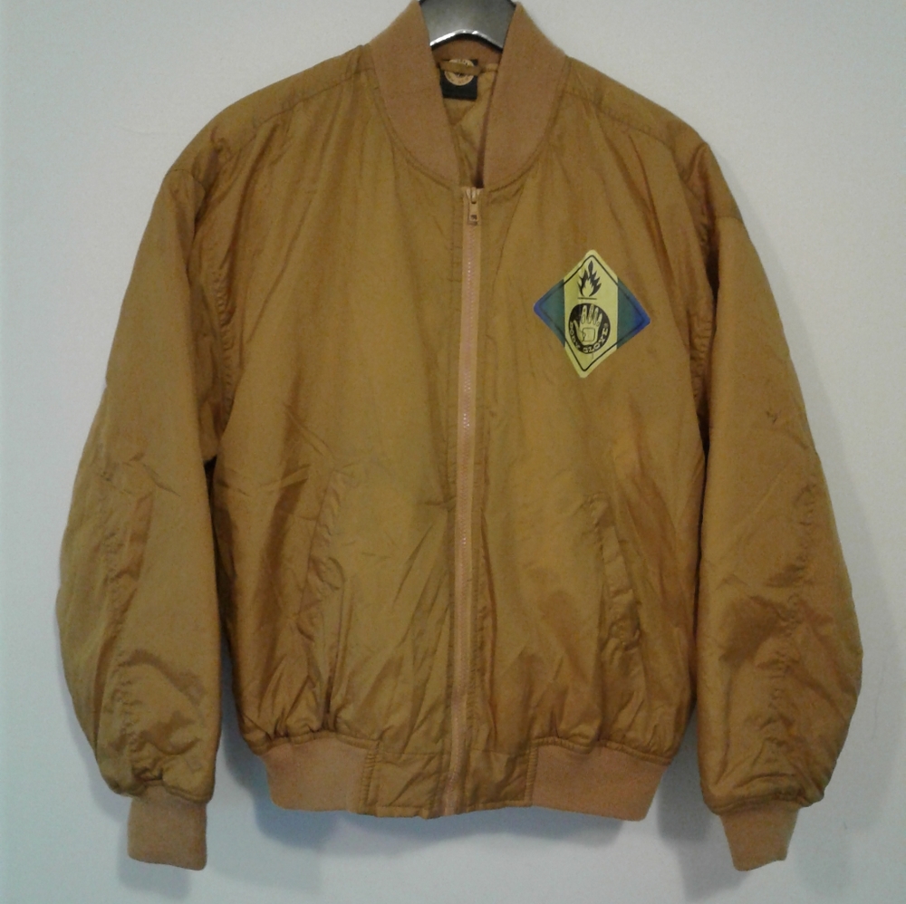 Body Glove Mens Bomber Jacket Size S Vintage Varsity 1953 1993 fearless quilted
